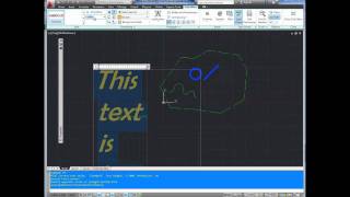 Autocad Tutorial Basics Pt8 Add Text Using Mtext