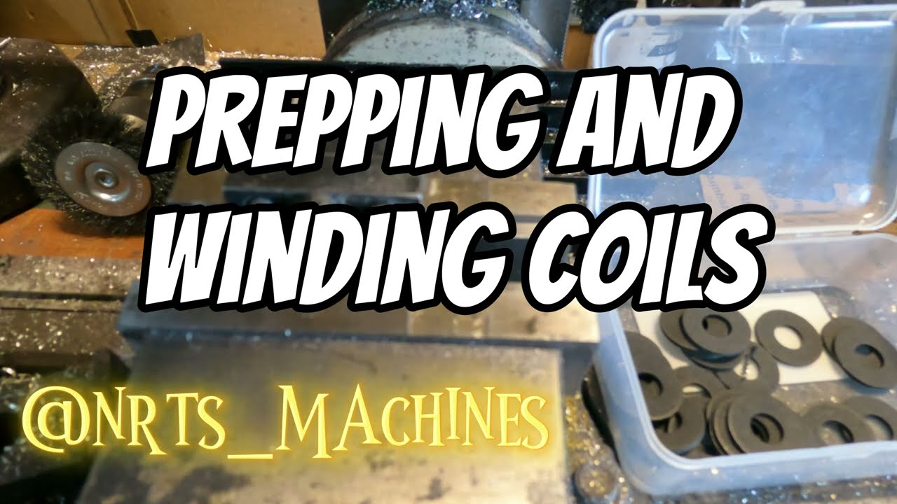 NRTS Machines Prepping, and Winding A Tattoo Machine Coil