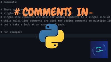 COMMENTS IN PYTHON | Born2Code