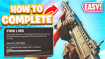 HOW TO COMPLETE “GET 1 MELEE KILL USING AN LMG IN 7 DIFFERENT MATCHES“ | UNLOCK NEW FINN LMG!