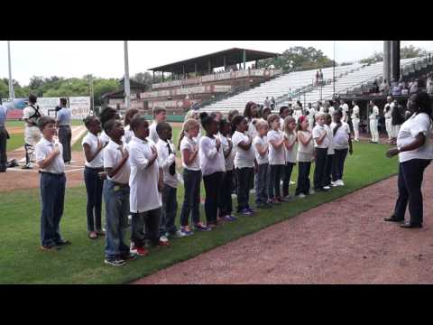 Jacob G Smith Elementary School Choir Sings National Anthem