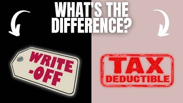 Tax Write Off vs Tax Deduction | What are the differences? EASY BREAKDOWN for Businesses!