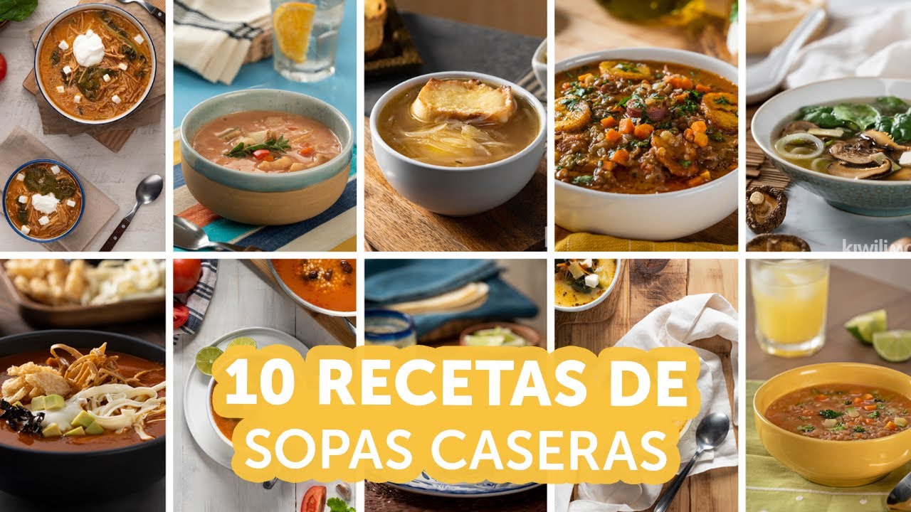 10 recetas de sopas caseras | Recetas kiwilimón