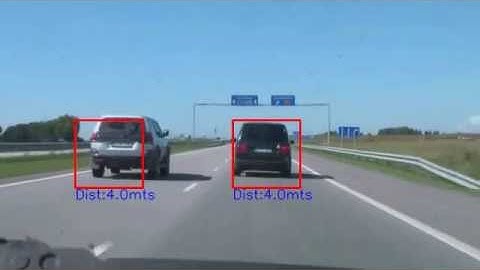 Vehicle detection and depth estimation