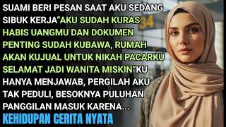 SAAT AKU KERJA SUAMI KABUR KURAS HARTA&DOKUMEN BRHARGA TUK NIKAH DG PLAKOR-DIA PANIK SAAT TAHU BAHWA