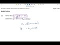 Question 4 - Grade 12 Mathematics November 2025 IEB Paper 1