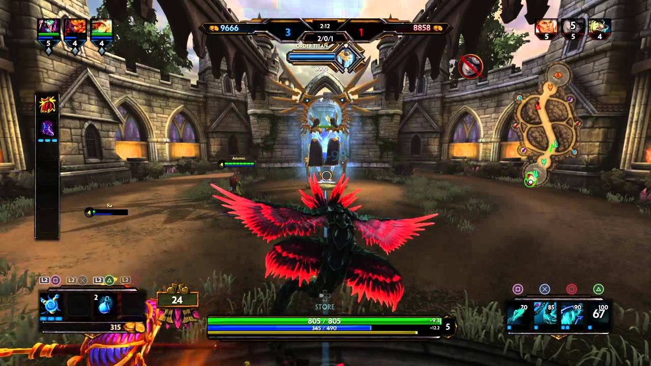 SMITE PS4 Closed Alpha KUKULKAN Gameplay