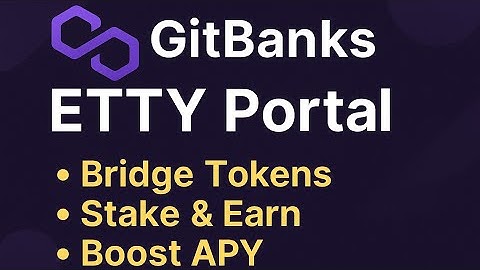 🚀 GitBanks ETTY Portal — Cross-Chain Bridge, Staking Vault & Tap Miner | Full Demo