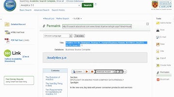 Creating a permanent URL for an article (EBSCO database)