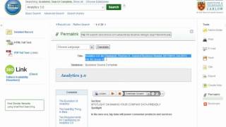 Creating a permanent URL for an article (EBSCO database)