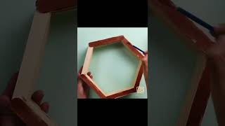 How to make DIY Hexagonal Wall Shelf.