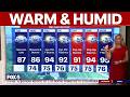 DC weather: Warm, humid Tuesday with highs in the upper-80s