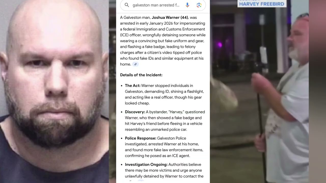 TEXAS MAN ARRESTED for IMPERSONATING a ICE & CUSTOMS OFFICER & STOPPING BLACK PEOPLE UNLAWFULLY!