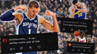 Reacting To My Subscribers Bold But Possible NBA Predictions