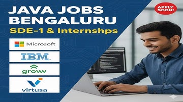 Latest Java Developer Jobs in Bengaluru 2025 | Microsoft, IBM, Groww & Virtusa