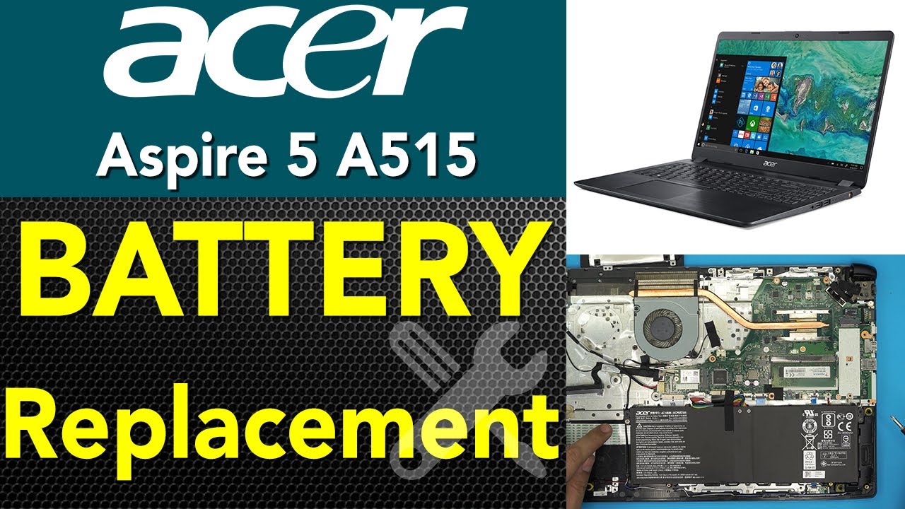 Acer Aspire 5 A515 51 52Bq 📢 BATTERY Replacement - YouTube