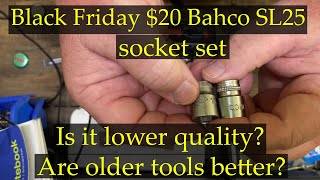 Bahco SL25 socket set- not as good as I was expecting