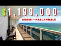 МАЙАМИ 43 этаж КВАРТИРА с ВИДОМ на $1.2 МЛН | Hallandale Флорида