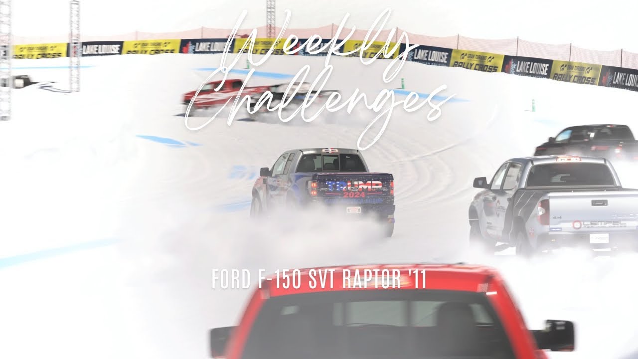 Gran Turismo 7 - 🦅Ford F-150 SVT Raptor '11🦅 (Lake Louise) - Pickup Truck Race - Hood Cam (PS5 HD)