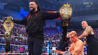 WWE 22 March 2024 Roman Reigns VS. Cody Rhodes VS. The Rock and Solo Sikoa VS. All Raw SmackDown