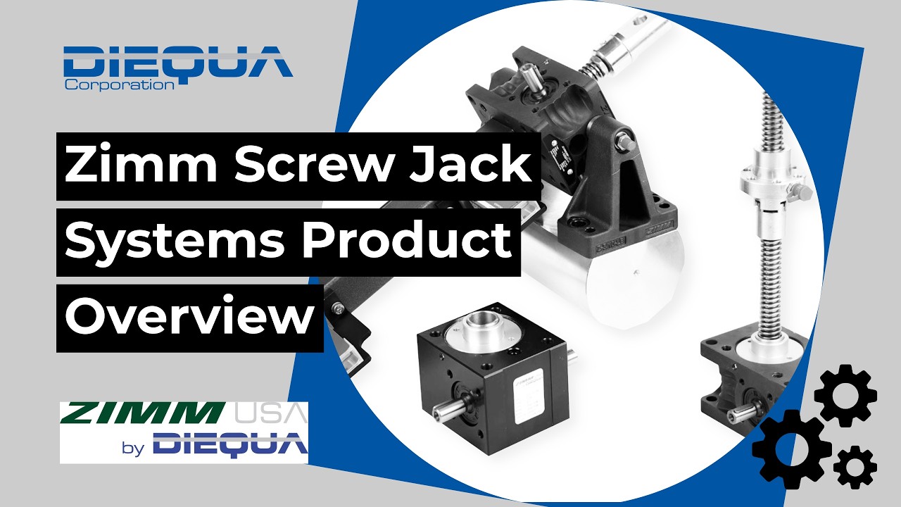 Zimm Screw Jack Systems and Mechanical Actuators | DIeQua