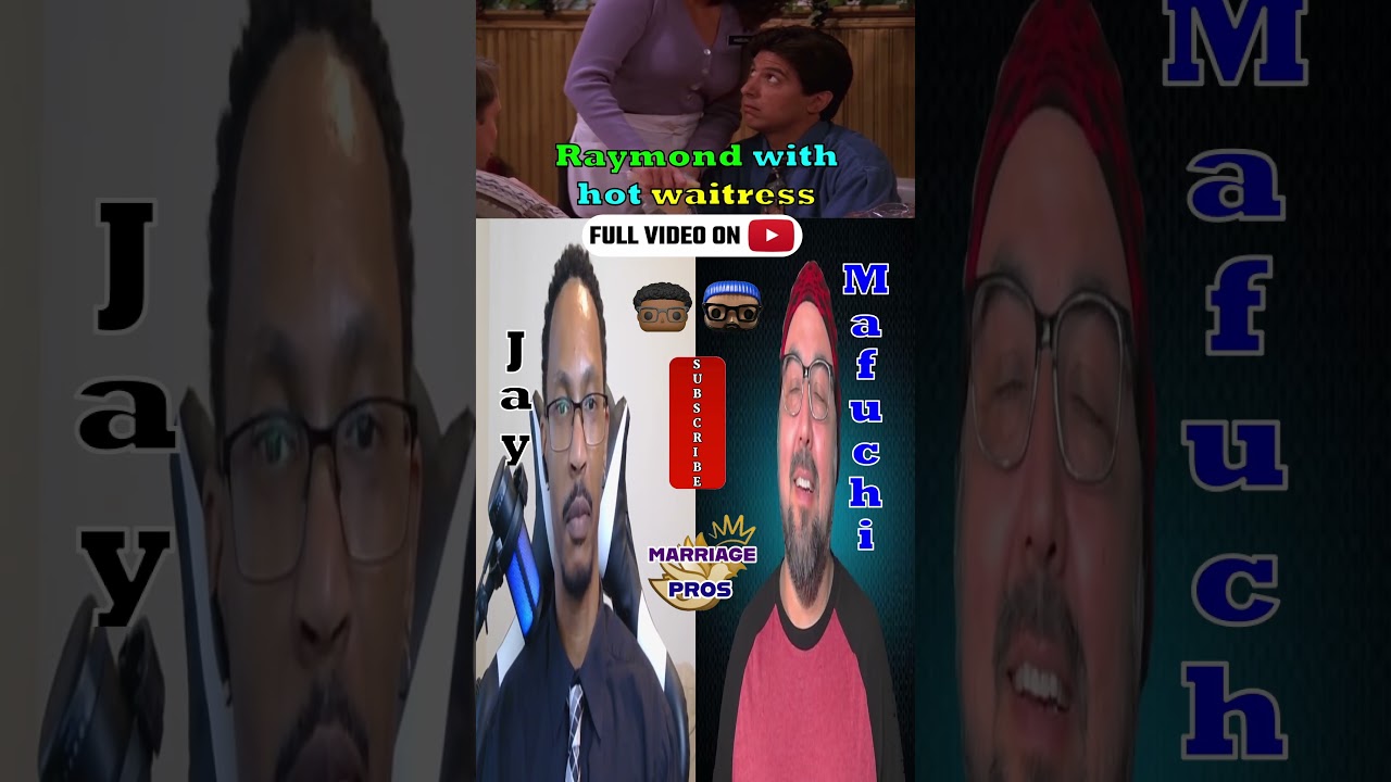 Raymond with hot waitress 