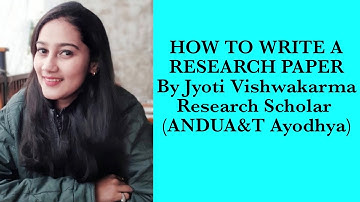 #HOW TO WRITE A RESEARCH PAPER#Extension By Vishal#Agri Social Sciences by Vishal#JRF#SRF#NET#UPHESC