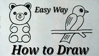 Cool drawing idea #anyonecandraw #fyp #drawingtutorial, How To Draw