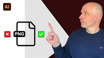 Export PNG From Illustrator With Transparent Background