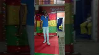 Ras Irie performing WINNER at Pass The Mic, Bull Bay Jamaica.