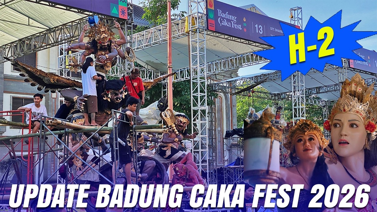 H-2 BADUNG CAKA FEST MULAI RAME OGOH OGOHNYA, UPDATE PAGI DARI PUSPEM BADUNG