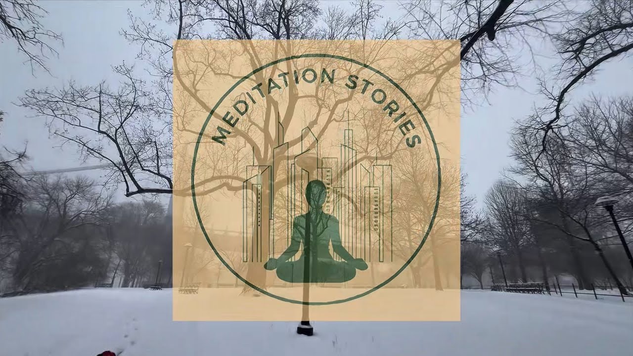 Meditative walk- walking in winter storm - YouTube