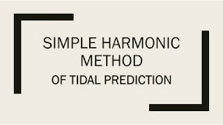 Simple harmonic method - Tide Calculation (Theory)