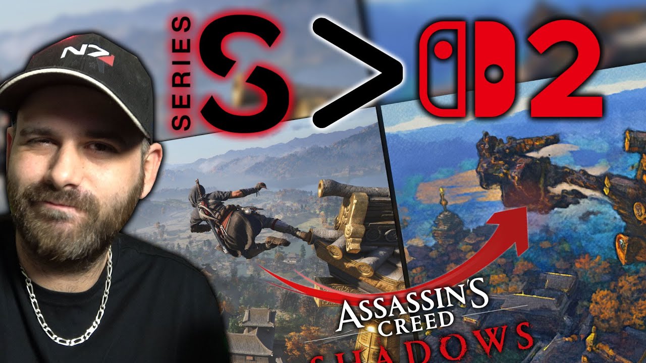 La Switch 2 est bien la pire console du marché 💀 Comparatif Series S et Switch 2 pour AC Shadows
