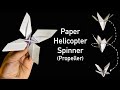 The Paper Helicopter Spinner! (Flies and Spins Down)