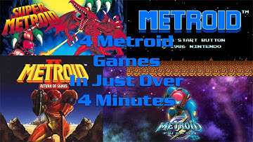 Metroid 1 to 4 Recap Any% Speedrun - TAS - 4:11:13 (Sorio99)