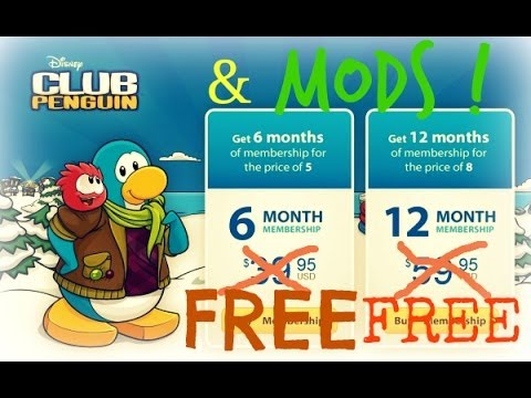 How To Get Free Membership In Club Penguin And Become A Mod (Free, No Virus, August 2013)