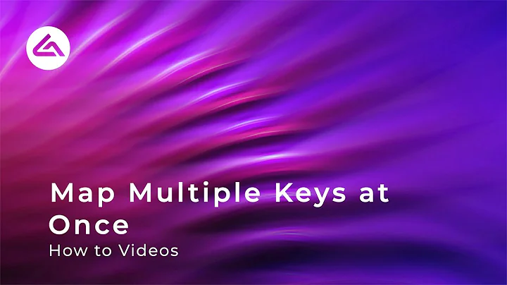Map Multiple Keys at Once