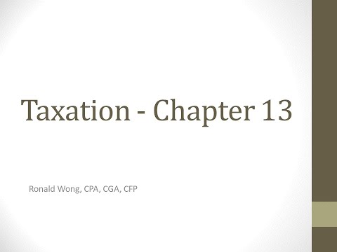 Taxation Chapter 13
