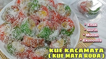 CARA MEMBUAT KUE KACAMATA DARI SINGKONG|| KUE MATA RODA PELANGI