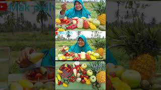 Makan Rujak Buah Bareng Mak Mah Yuuk Luurr