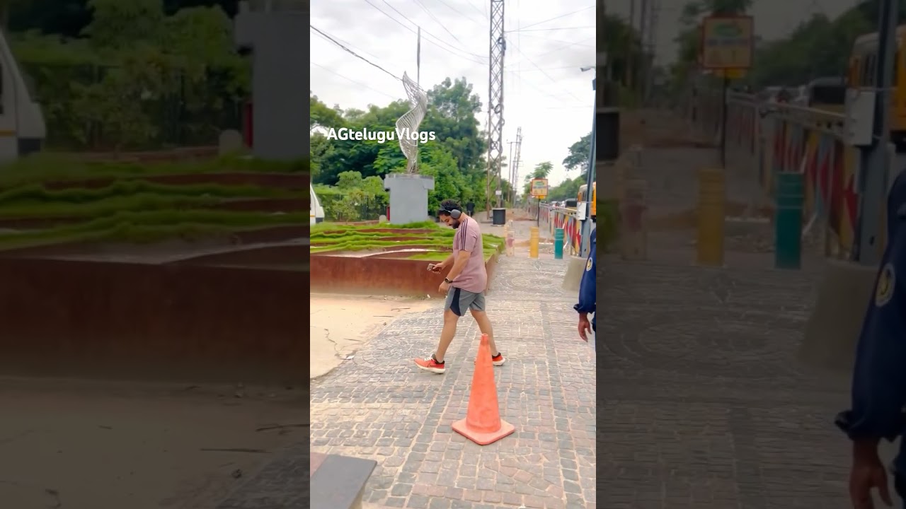 Vishwak sen walking at KBR park | 