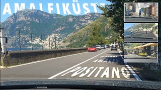 Amalfiküste Fahrt von Maiori über Amalfi nach Positano