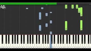 I Will Not Die - Frank Duval | Adelina Piano synthesia tutorial