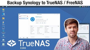 Backup Synology NAS to TrueNAS / FreeNAS Server Using RSYNC & HyperBackup | 4K TUTORIAL