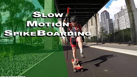 ENRIQUE CUBILLO Slow Motion SpikeBoarding  NYC