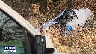 1 teen killed, 3 seriously injured in Puyallup, Washington crash
