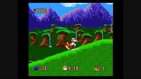 Bubsy (Genesis) Game Over