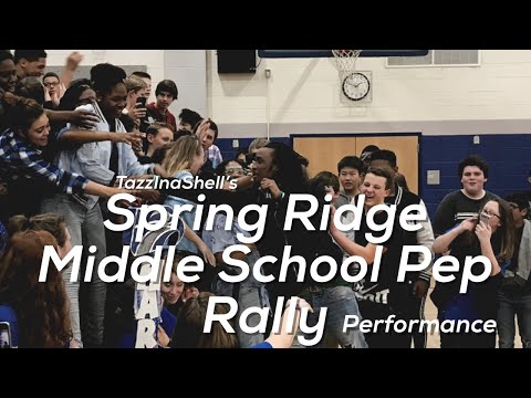 TazzInaShell Live Performance @ Spring Ridge Middle School Pep Rally