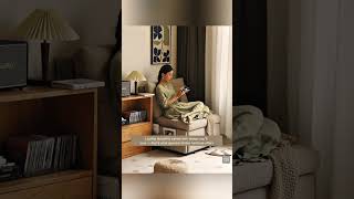 The Chair That Becomes a Bed in Seconds #SofaBed #ConvertibleFurniture #HomeDecor
